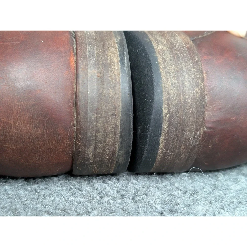 Frye‎ Phillip Ring Women's Tall Knee-High Riding Leather Boots Size 8 B Pull On